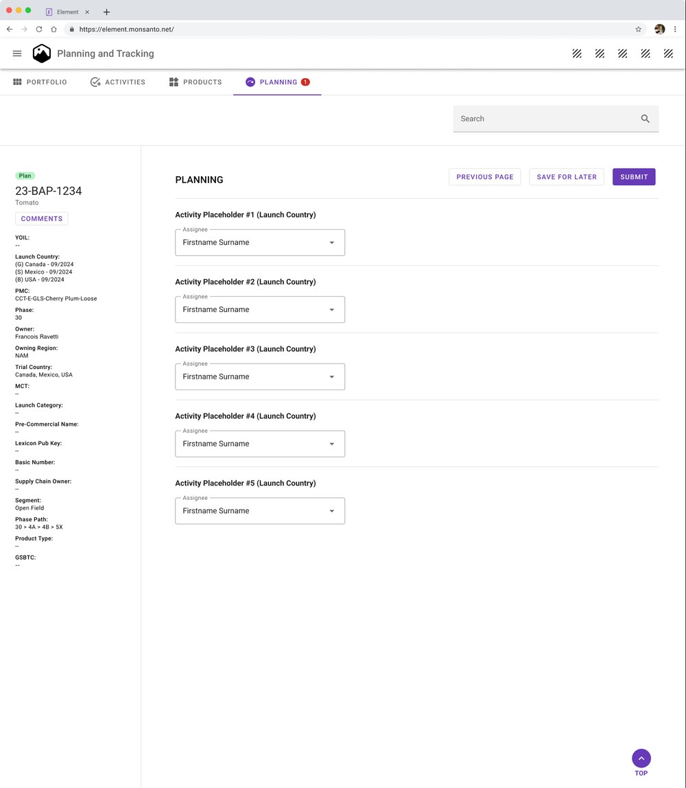 Planning - Assign Tasks to Users